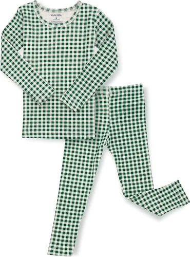 Miniatura 80 de AVAUMA Conjunto de pijama de algodón para bebés y niñas de 6 meses a 7 años
