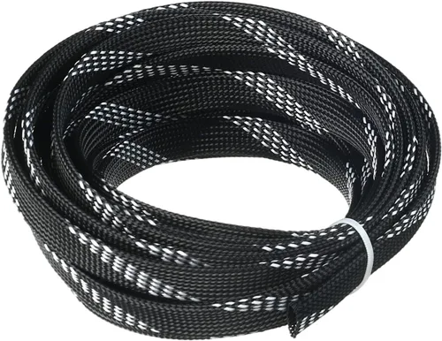 Miniatura 9 de Bettomshin 1 funda de cable trenzado PET de 1.64 pies (1.6 ft), 3/8 pulgadas de ancho, manga trenzada expandible, para proteger el cable eléctrico