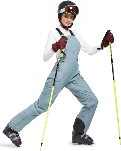 Miniatura 4 de BALEAF Women's Insulated Waterproof Ski Bib Overalls Snow Windproof Snowboarding Pant