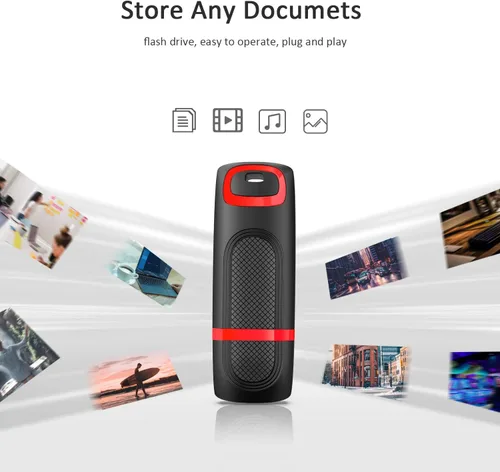 Miniatura 5 de JUANWE Unidad flash USB 3.0 de 32 GB de alta velocidad de hasta 80 MB/S, memoria portátil con indicador LED para PC, portátil, datos