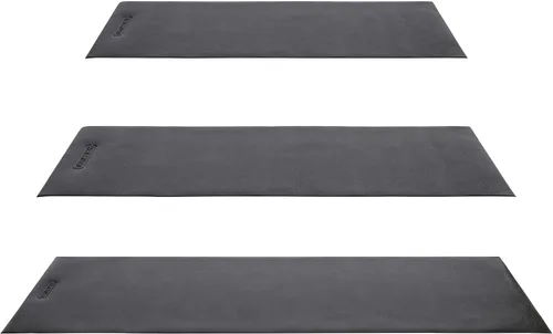Miniatura 8 de HolaHatha Tapete de yoga ligero y acolchado, antideslizante de espuma gruesa plegable para estiramiento y actividad de entrenamiento, 79 x 35.5