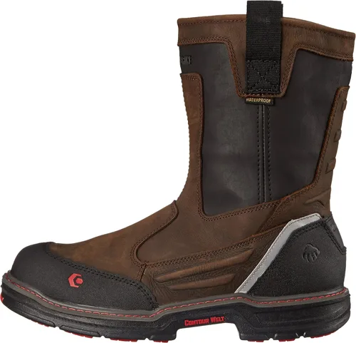 Miniatura 8 de Wolverine Overman Nano Toe - Botas de trabajo impermeables para hombre de 10 pulgadas