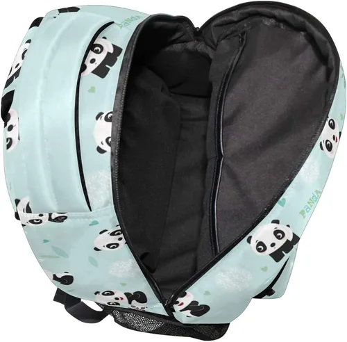 Miniatura 27 de ATTX Linda mochila con diseño de panda para niños y niñas, Panda-h, Ciclismo