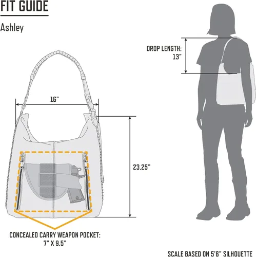 Miniatura 6 de Browning Concealed Carry Purse Premium Holstered Handbag with Safety Locking Option