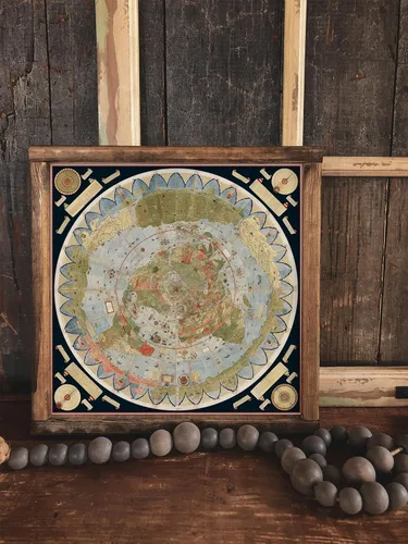 Miniatura 6 de 1587 Urbano Monte - Mapa del mundo para pared, póster plano sin marco, modelo de globo terráqueo, mapa histórico, cartófilos, regalos para amantes