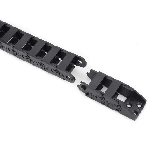 Miniatura 6 de FYSETC Cadena de arrastre de 0.394 x 0.591 in - 39.3 pulgadas R18 Cadena de cable plano de plástico negro: Cadena de alambre de radio pequeño tipo