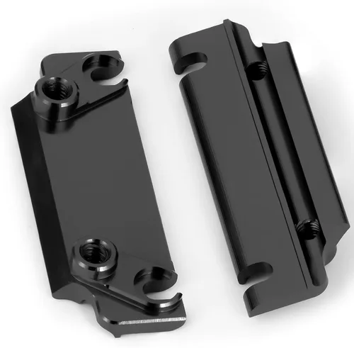 Miniatura 4 de SWX 2 soportes de barra estabilizadora central de aluminio, escala 1/8, ARRMA 6S, retenedor de barra de rodillo de aleación compatible con piezas