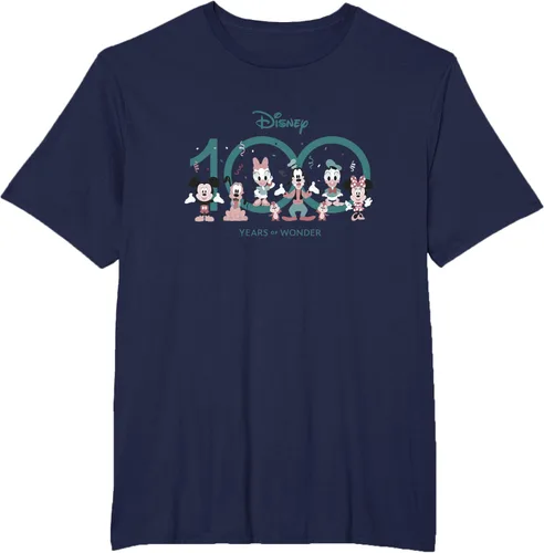 Miniatura 16 de Disney 100 Years of Wonder Mickey & Pals Muted Cute D100 Camiseta, Negro
