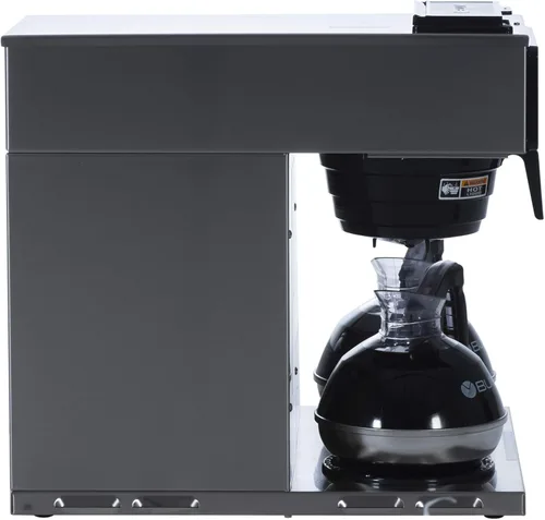 Miniatura 3 de BUNN VP17-3, Cafetera comercial de colado de perfil bajo de 12 tazas, 3 calentadores inferiores, 13300.0003, plateado