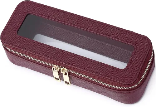 Miniatura 15 de Pinkmik Pequeña bolsa de maquillaje, mini estuche transparente para maquillaje y neceser con cremallera, organizador de bolsos para mujer