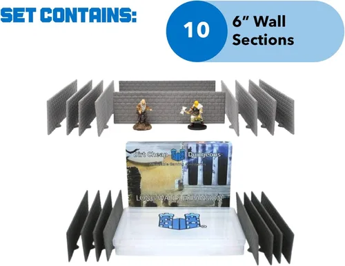 Miniatura 3 de Dirt Cheap Dungeons Adaptadores Diagonales Expansión TT RPG Terrain Building para Calabozos y Dragones, Pathfinder, Juegos de Guerra y mucho más