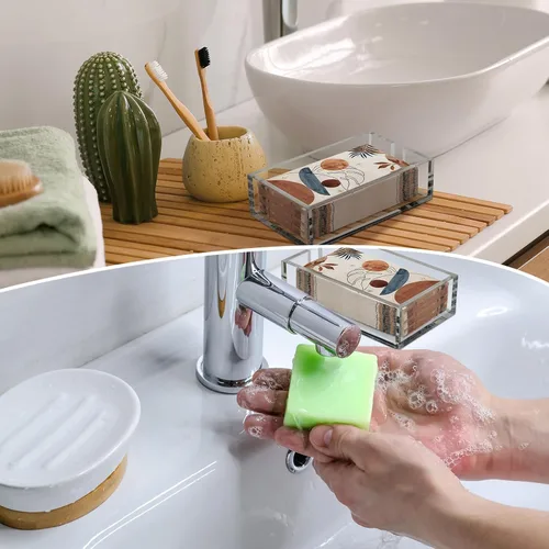 Miniatura 6 de Paquete de 100 servilletas florales desechables de papel de 2 capas decorativas para cena, servilletas de cóctel de flores para baño, inodoro