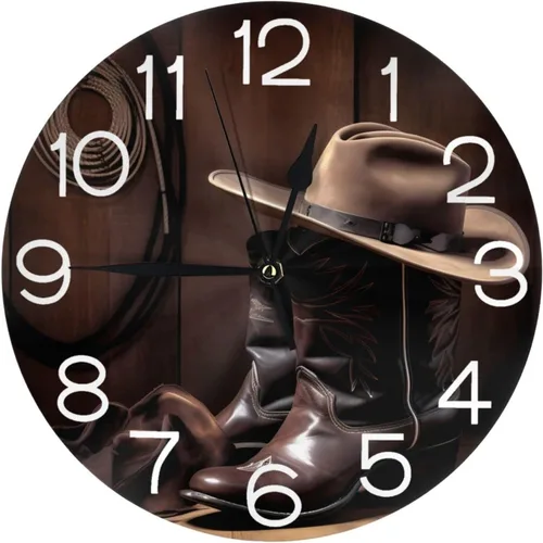 Miniatura 16 de Reloj de pared redondo con diseño de mariposa, silencioso, sin tictac, funciona con pilas, relojes de escritorio silenciosos de cuarzo