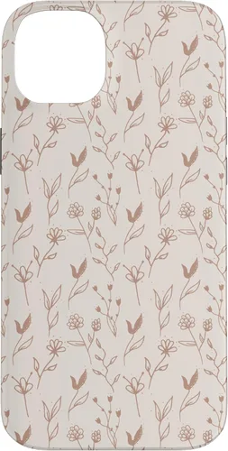 Miniatura 15 de Beige Tan Wildflower Floral Minimal Flower Boho Case for iPhone 17
