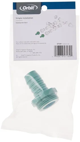 Miniatura 5 de Orbit 57189 Adaptador macho de polietileno de 1 pulgada para sistema de colector de válvula Orbit