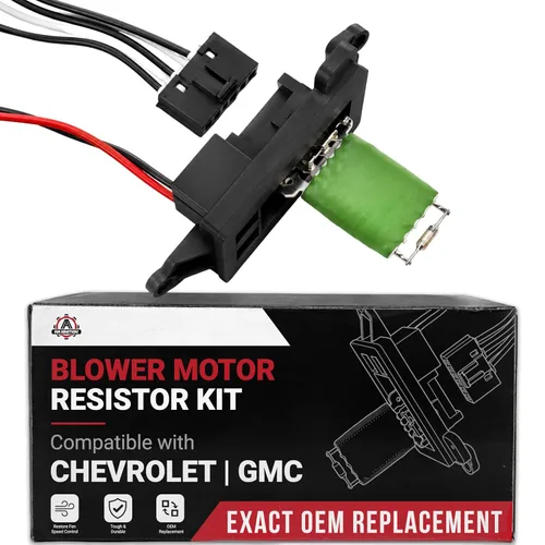 Miniatura 10 de Resistencia del ventilador del motor HVAC - Relé del calentador AC - Reemplaza 973-020, 68004241AA, 5012212AA, 4720278 - Compatible con vehículos