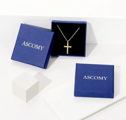 Miniatura 7 de Ascomy - Collar con dije de oro delicado, chapado en oro de 14 quilates, collar con colgante de hoja de circonia cúbica con forma de corazón