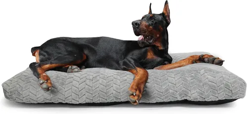 Miniatura 28 de Cama Lavable para Jaula de Perro de 18 Pulgadas Pequeña Antideslizante Impermeable Cálida Acogedora Suave para Mascotas Cachorros, Almohadas