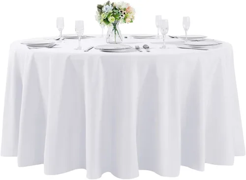 Miniatura 98 de Cupuamon - Mantel rectangular de 60 x 84 pulgadas, tela de poliéster lavable para decoración de bodas, fiestas, cenas y banquetes