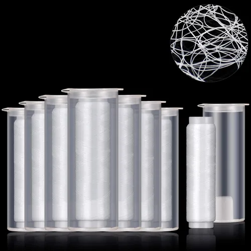 Hilo de pesca de nailon elástico invisible Magic Fishing Line Hilo de cebo de pesca 0.008 in de longitud 656 pies por carrete Línea de pesca
