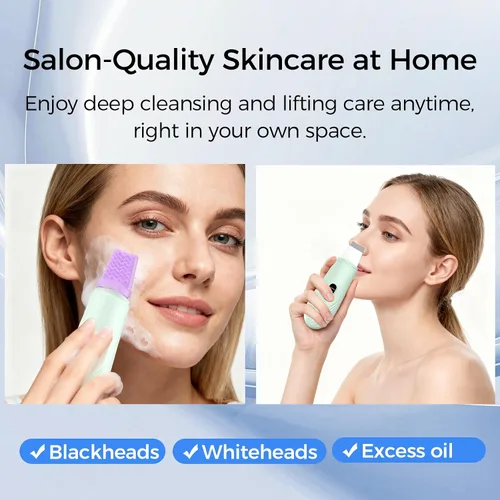 Miniatura 4 de Espátula Limpiadora de Piel Facial, Herramienta Removedora de Puntos Negros para Limpieza Profunda Facial, Espátula Facial Limpiadora de Poros con 4