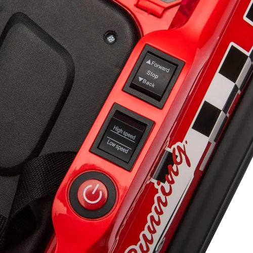 Miniatura 8 de Aosom Coche de Choque para Niños Pequeños, Rotación 360° Coche Eléctrico de 6V para Niños con Bordes de Parachoques de EVA, Motor Doble, Canciones