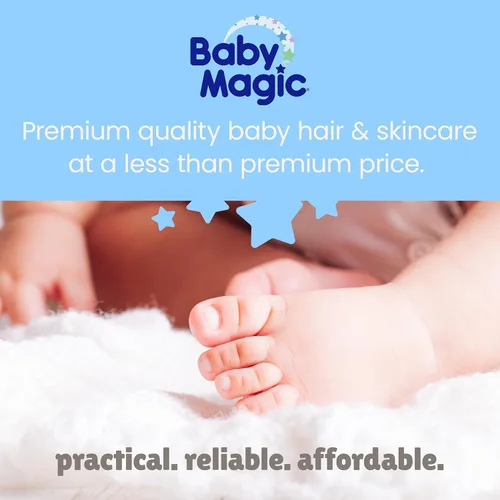 Miniatura 10 de Baby Magic Jabón hidratante para el cabello y el cuerpo, especialmente formulado para la delicada piel del bebé, sin lágrimas, caléndula y coco, 30