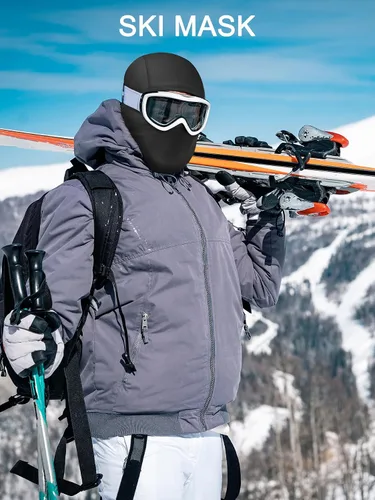 Miniatura 5 de Pasamontañas, secado rápido, secado rápido, suave, elástico, tela CoolMax de EE. UU., diseñada para deportes, protección contra el polvo solar UPF50