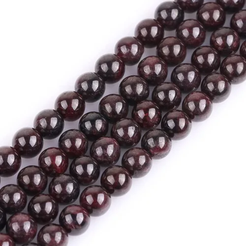 Miniatura 99 de GEM-Inside Cuentas sueltas de amatista natural de 14 mm, gemas de cristal redondo, piedra de energía para hacer joyas, 15 pulgadas Amatista oscura