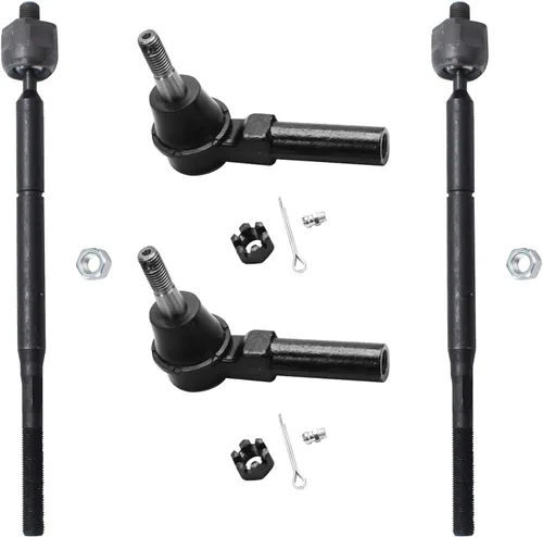 Miniatura 71 de Detroit Axle - 4 barras de acoplamiento delanteras para Kia Forte Koup 14-17, 14-18 Forte Forte5, 4 extremos de barra de acoplamiento exteriores e