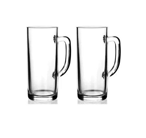 North Mountain Supply Little Dipper - Juego de 2 tazas de cerveza de cristal, para todas las cervezas en todos los ambientes, 12 onzas, juego de 2