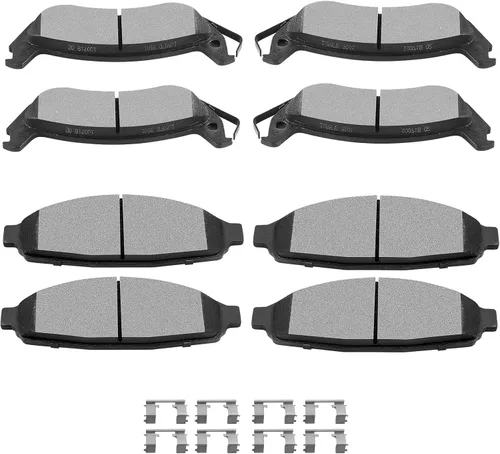 Miniatura 29 de SCITOO Kits de pastillas de freno de cerámica D465 D374 Reemplazo delantero y trasero para Acura CL 1997-1999, para Honda Civic 2002-2003 200-2011