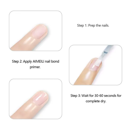 Miniatura 8 de AIMEILI Base de gel UV LED para polvo acrílico y gel constructor de uñas