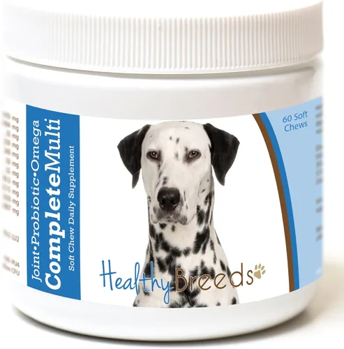Miniatura 129 de Healthy Breeds Pug todo en uno multivitamínico suave masticable 60