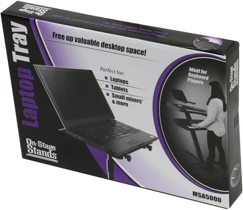 Miniatura 12 de OnStage On-Stage MSA5000 Soporte de Micrófono y Montura para Laptop