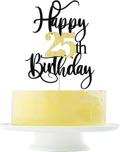 Miniatura 9 de Decoración para pastel de cumpleaños número 13 con destellos negros y dorados para tartas de 13 años, decoración para pastel de 13 años, decoración