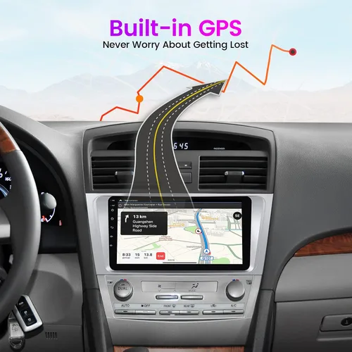 Miniatura 6 de MekedeTech Radio de coche Android 12 para Toyota Camry 2007 2008 2009 2010 2011 soporte inalámbrico Carplay Android Auto, pantalla táctil