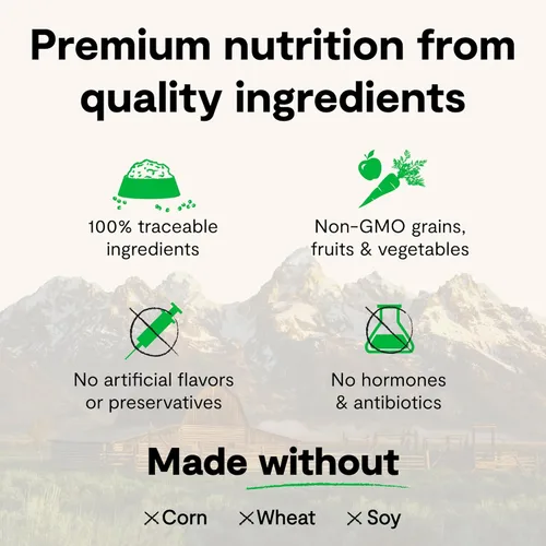 Miniatura 6 de Open Farm, RawMix - Alimento seco para perros con granos antiguos, croquetas llenas de proteínas recubiertas en caldo de huesos con trozos crudos