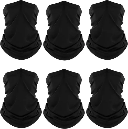 Miniatura 31 de Fuinloth Polaina para el cuello, paquete de 6 unidades de máscara facial con protección UV refrescante para hombres y mujeres