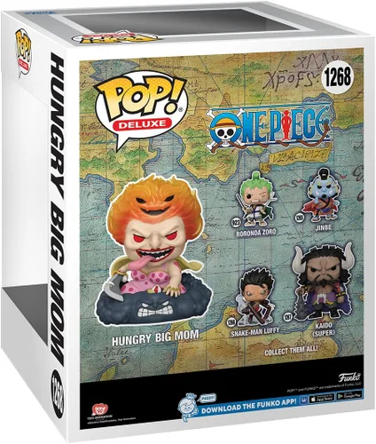 Miniatura 5 de Funko Pop! Deluxe: One Piece - Hungry Big Mom - Figura de vinilo coleccionable - Idea de regalo - Producto oficial - para niños y adultos - Fans