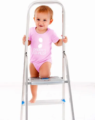 Miniatura 3 de AW Fashions Daddy's Co-Pilot - Best Little Helper with Cool Sunglasses - Lindo body de bebé de una pieza