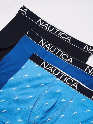 Miniatura 2 de Nautica - Calzoncillos clásicos de algodón elástico para hombre, pack de 3