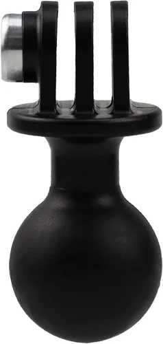 Miniatura 4 de QKOO Soporte de bola para GoPro Hero 13 12 11 10 9 8 7 6 5 4 3+ 3 Negro 2018 Max Session Fusion, Osmo Action, AKASO, SJCAM Cámara - Adaptador