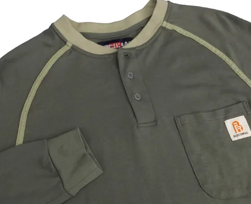 Miniatura 38 de BOCOMAL FR Shirts - Camisa ligera de 5.5 onzas de manga corta y resistente al fuego/ignífuga