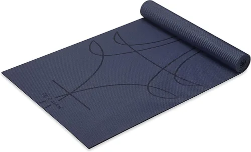 Gaiam - Alfombrilla de yoga, 6 mm, extra gruesa, antideslizante, de primera calidad, para todo tipo de yoga, pilates y ejercicios en el suelo (68