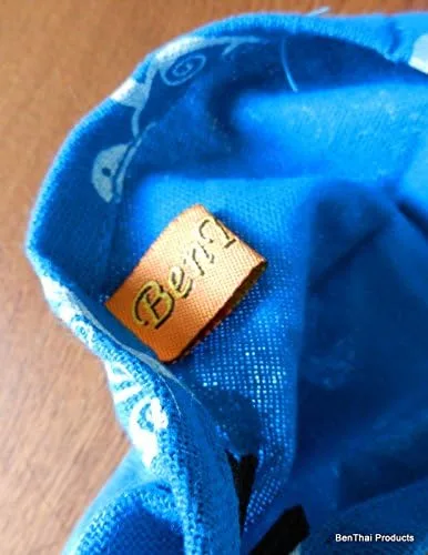 Miniatura 4 de BTP - Bolso bandolera para mujer, estilo hippie Hobo, algodón tailandés, estilo bohemio, tamaño grande