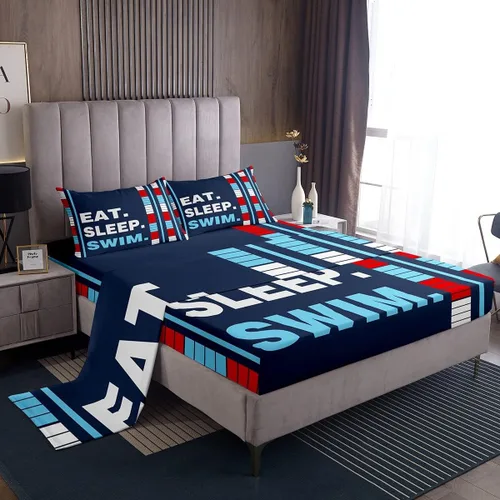 Miniatura 21 de Feelyou Juego de sábanas de béisbol para niños, juego de sábanas con temática deportiva de pelota, tamaño individual, para niños, adolescentes