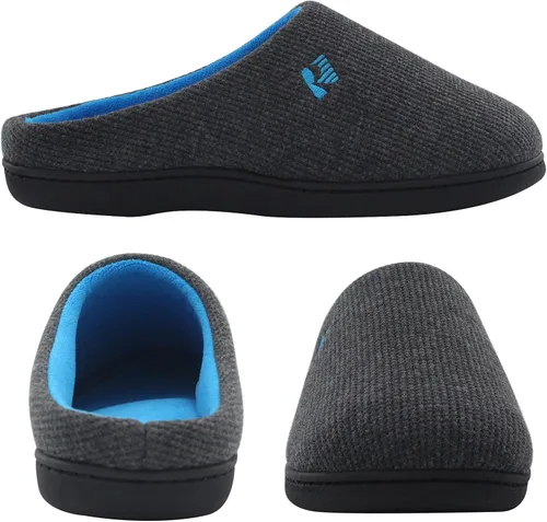 Miniatura 3 de Pantuflas RockDove para hombre de espuma viscoelástica, dos tonos