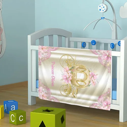 Miniatura 2 de Mantas de bebé personalizadas con nombre, manta de bebé personalizada para niñas, regalos de bebé, manta suave y cálida para recepción de pañales