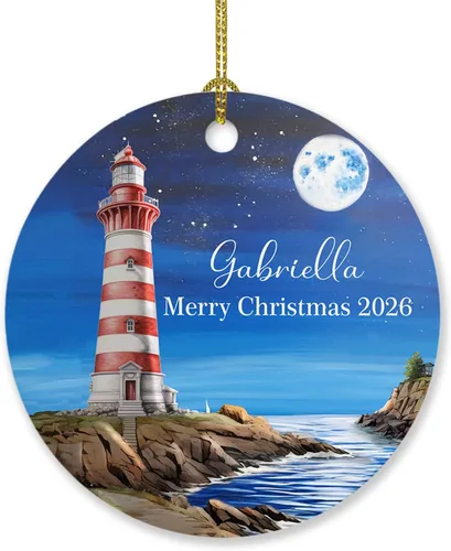 Miniatura 15 de Adorno de Navidad personalizado de playa de Hawái 2026, adorno de Navidad de paisaje urbano de Hawaii, adornos de Hawái, regalos para amigos, mamá